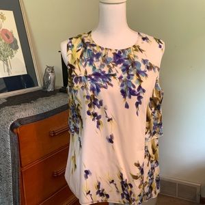 St. John Floral Blouse: Medium